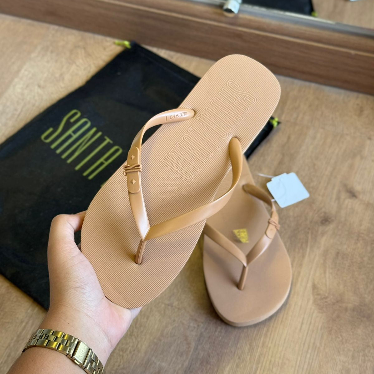 Chinelo Santa Lolla Flip Flop Borracha 0842.4B32