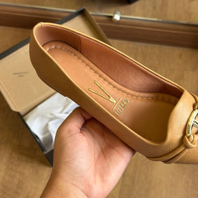 Sapatilha Vizzano Detalhe V Dourado 1206.1004