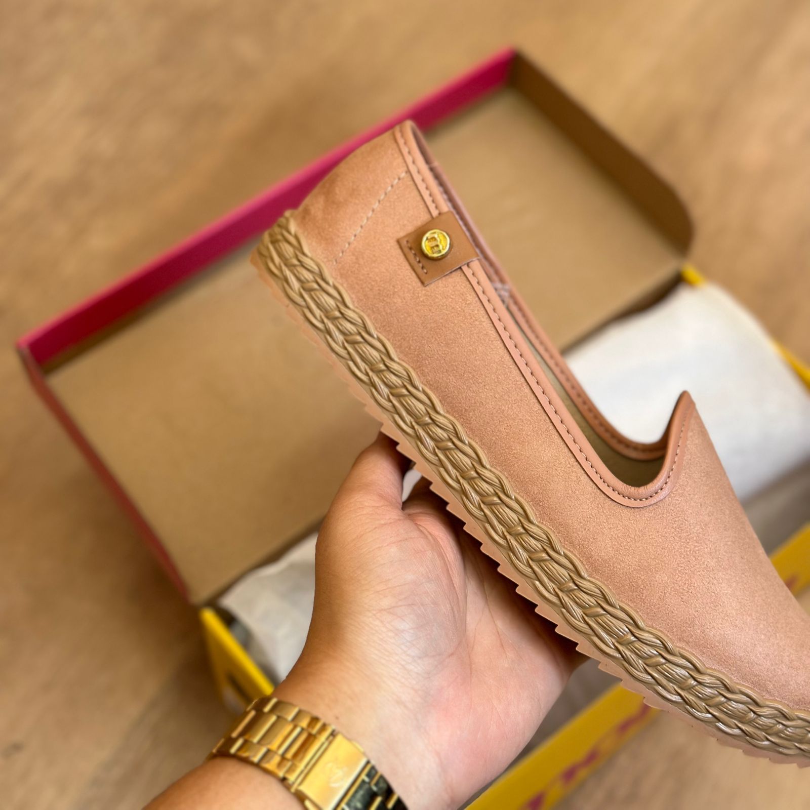 Sapatilha Moleca Camurça 5696.304