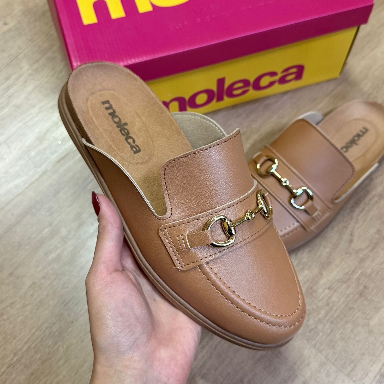 Mule Moleca Nó Dourado 5826.101