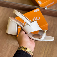 Salto Beira Rio Marfim Polido 8436.243