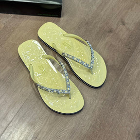 Sandália Santa Lolla Flip Flop Corrente Dourada 0106.0D67