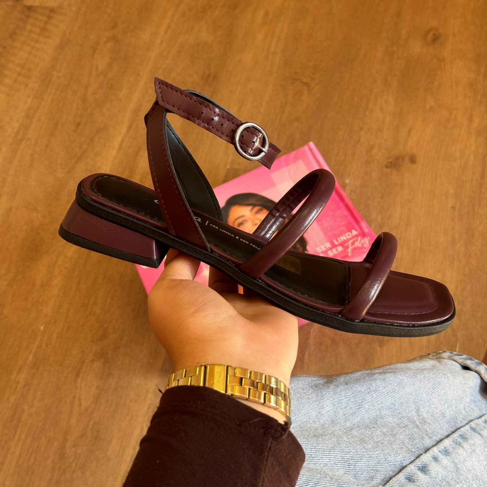 Sandália Dakota de Salto Baixo Y8871