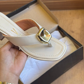 Sandália Vizzano Quadrado Dourado 6530.104