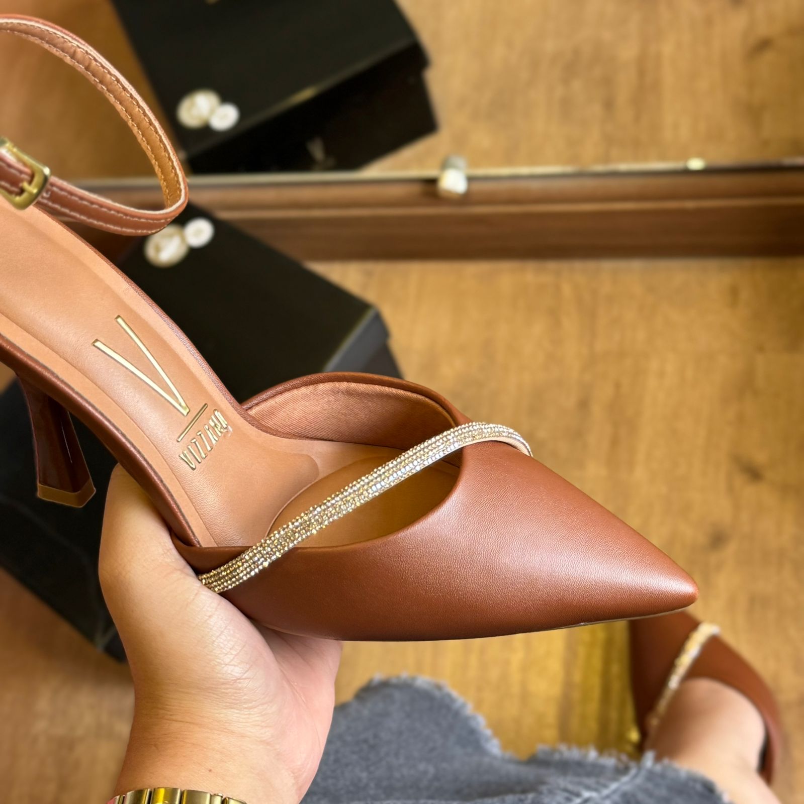 Scarpin Vizzano Fio Diamantado 1464.103