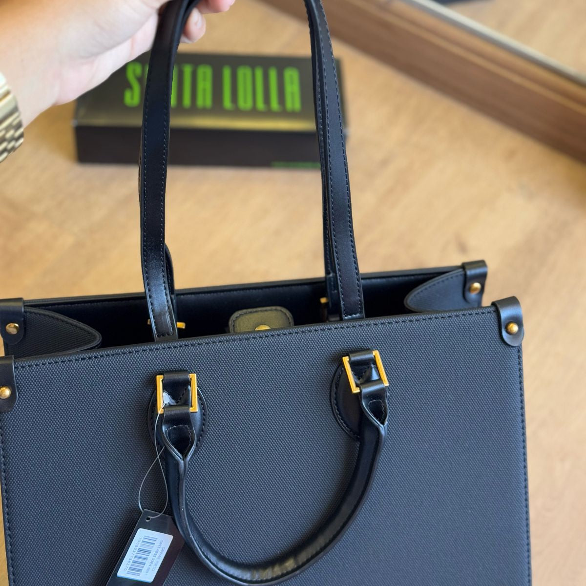 Bolsa Santa Lolla Tote Canvas Alça De Ombro 0453.4E52.03E4