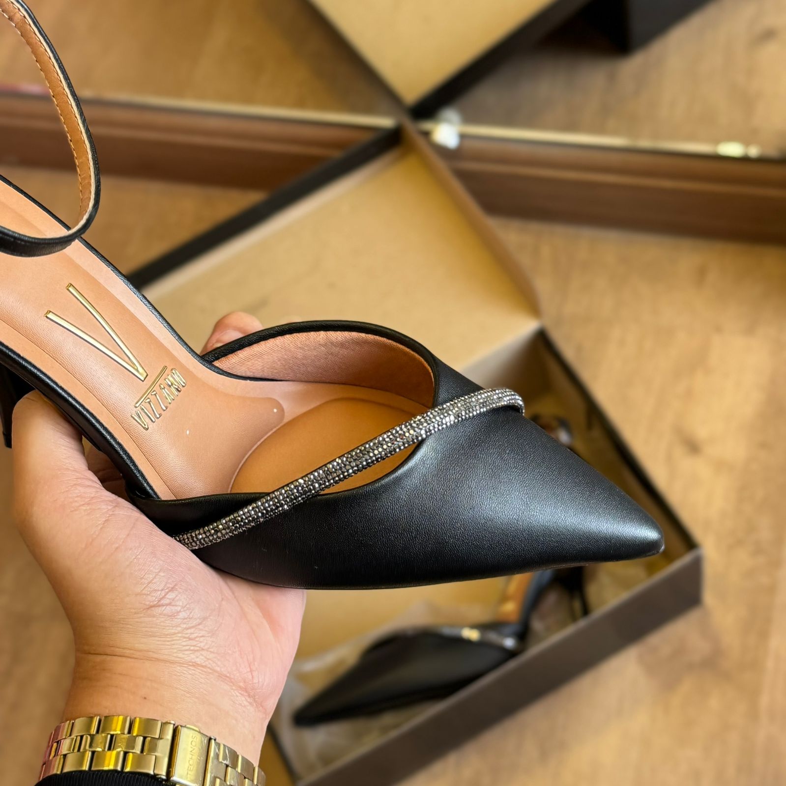 Scarpin Vizzano Fio Diamantado 1464.103