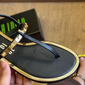 Rasteira Santa Lolla Corrente Dourada 0059.0F5E