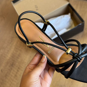 Sandália Vizzano Salto Baixo Tiras Finas 6454.129