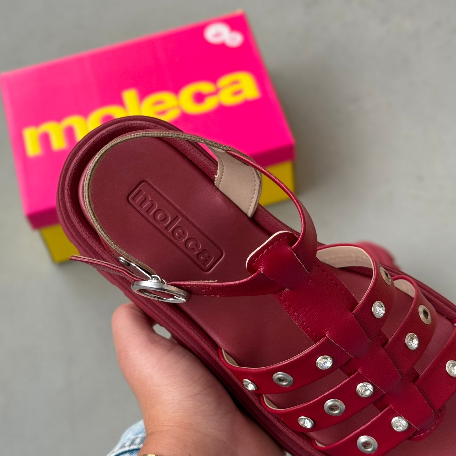 Sandália Moleca Tiras Finas 5504.115