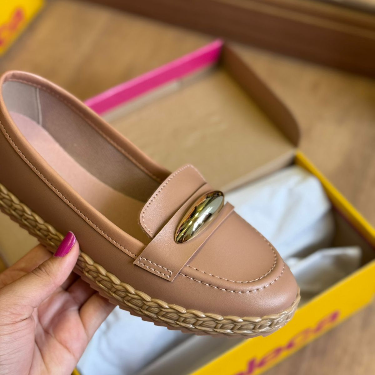 Sandália Slip-On Moleca Napa Sardenha Neo 5696.335