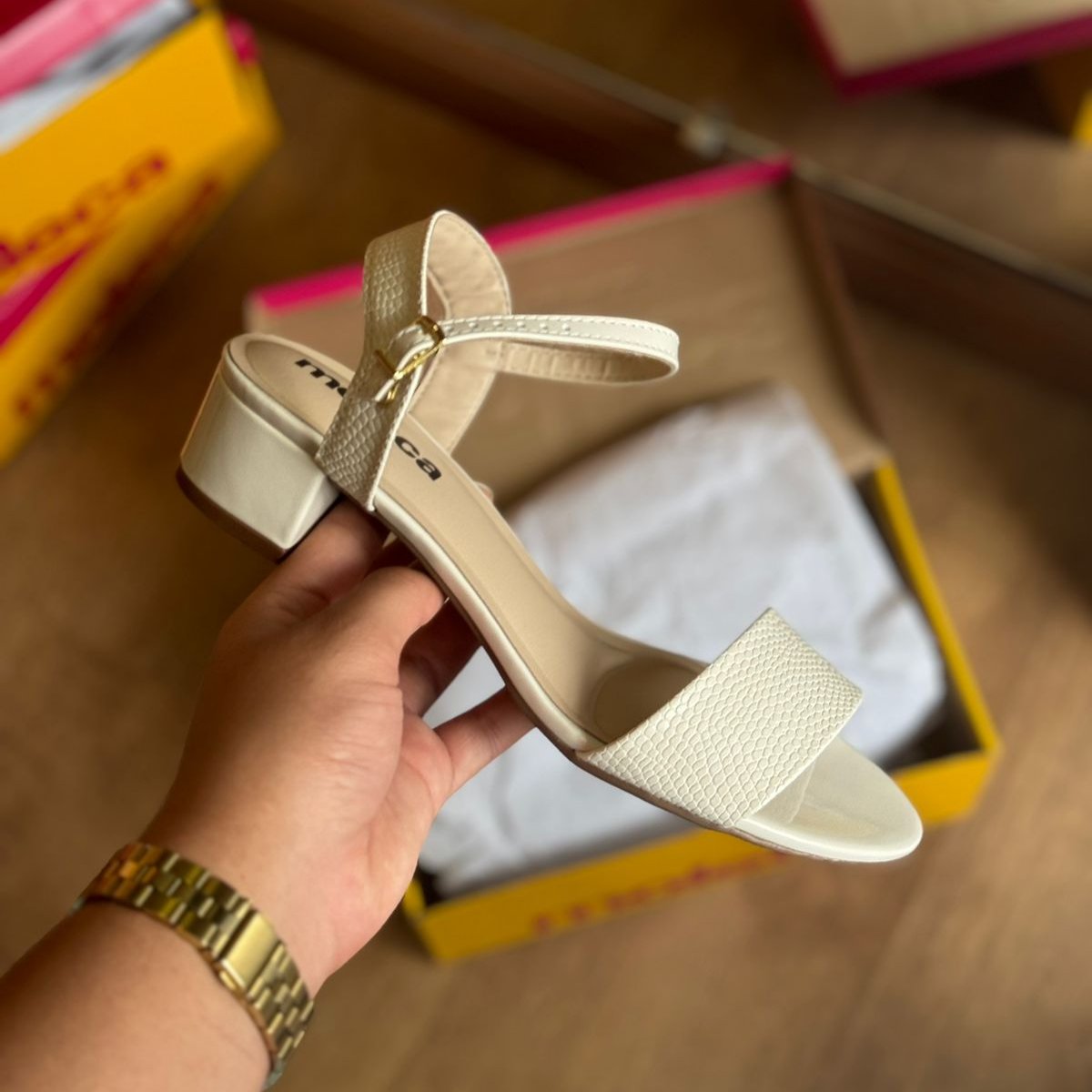 Sandália Moleca Salto Bloco 5259.805