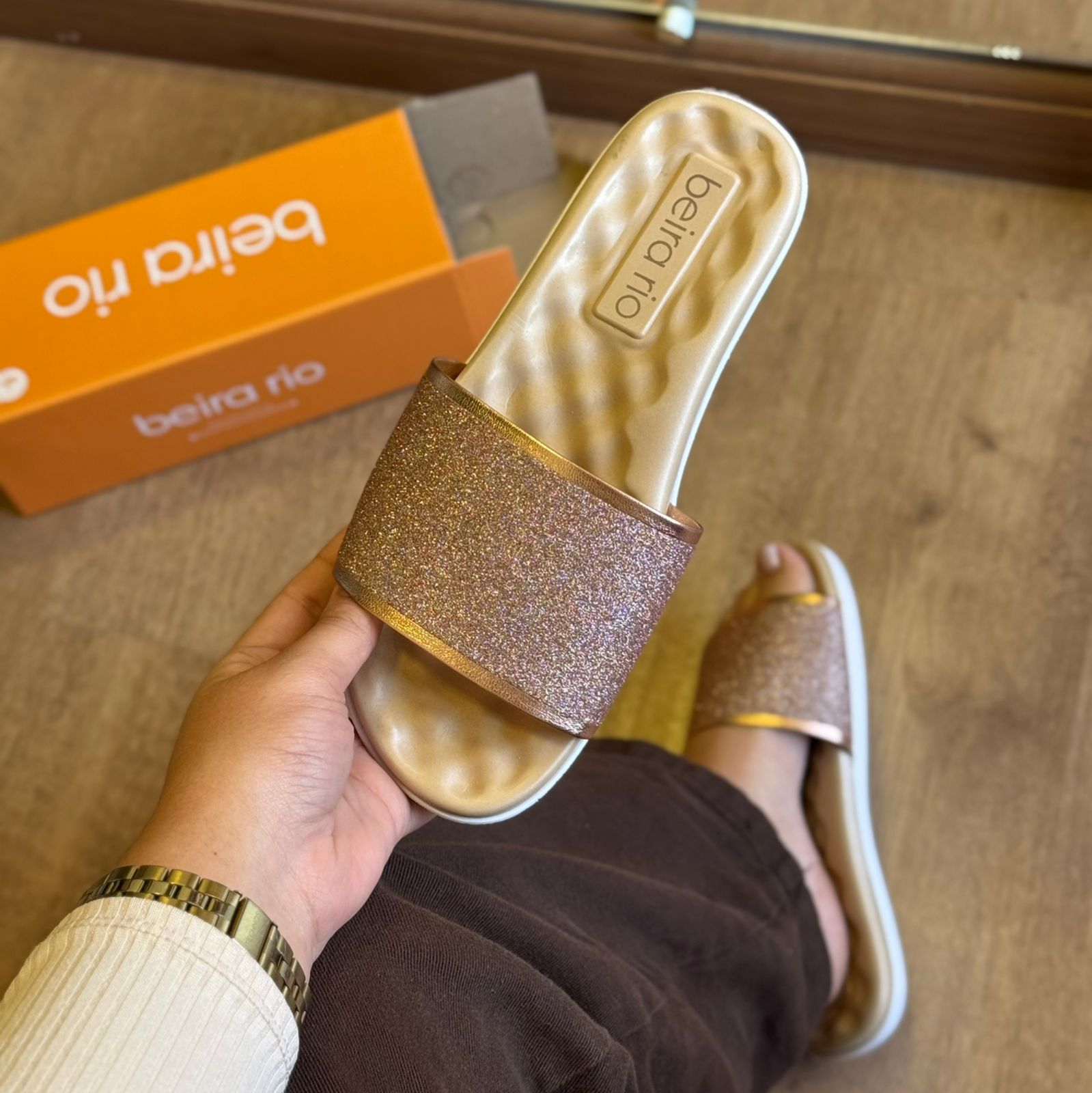 Sandália Beira Rio Céu Estrelado 8360.353.26508