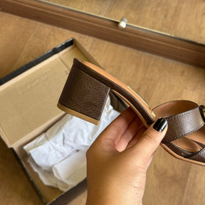 Salto Vizzano Salto Bloco Detalhe Quadrado Dourado 6291.1187