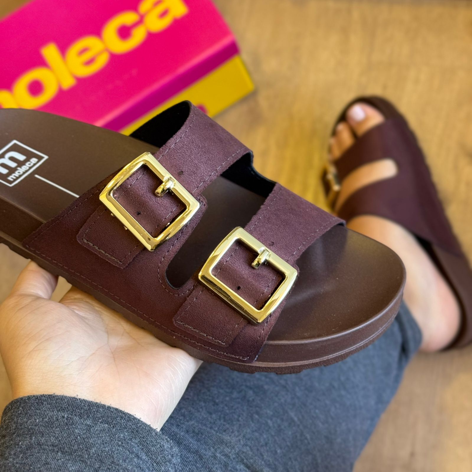 Sandália Moleca Casual Padrão 5436.401.5881