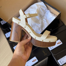 Sandália Vizzano Salto Bloco 6541.200