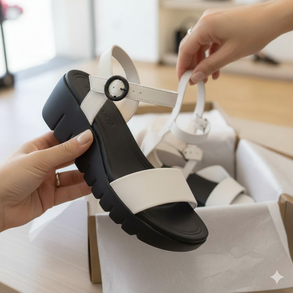 Sandália Moleca Plataforma 5536.100