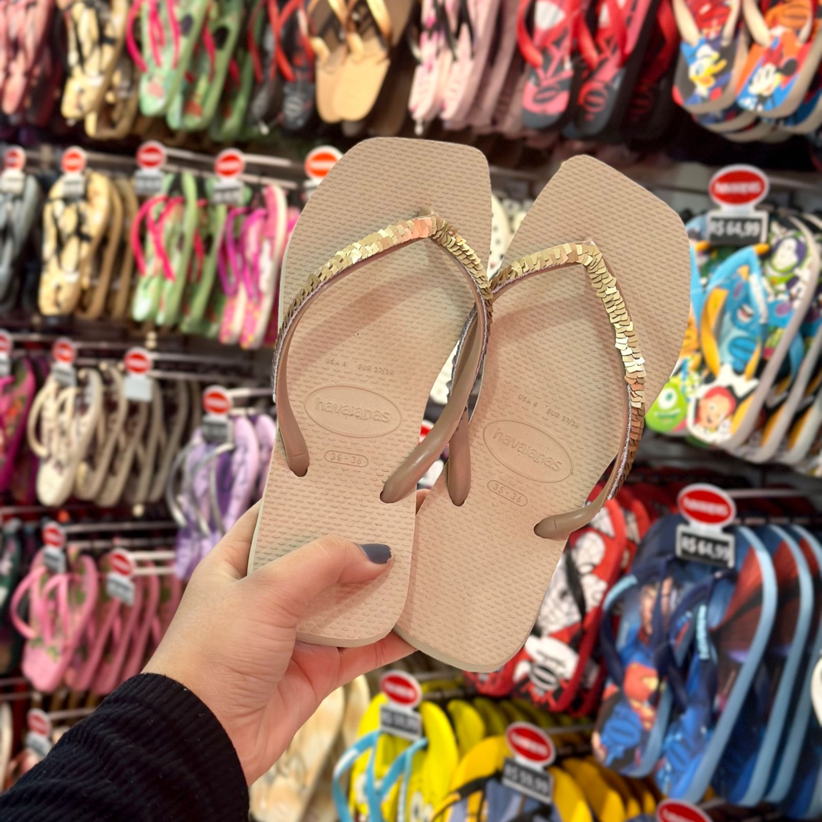 Havaianas Slim Square Magic Sequin