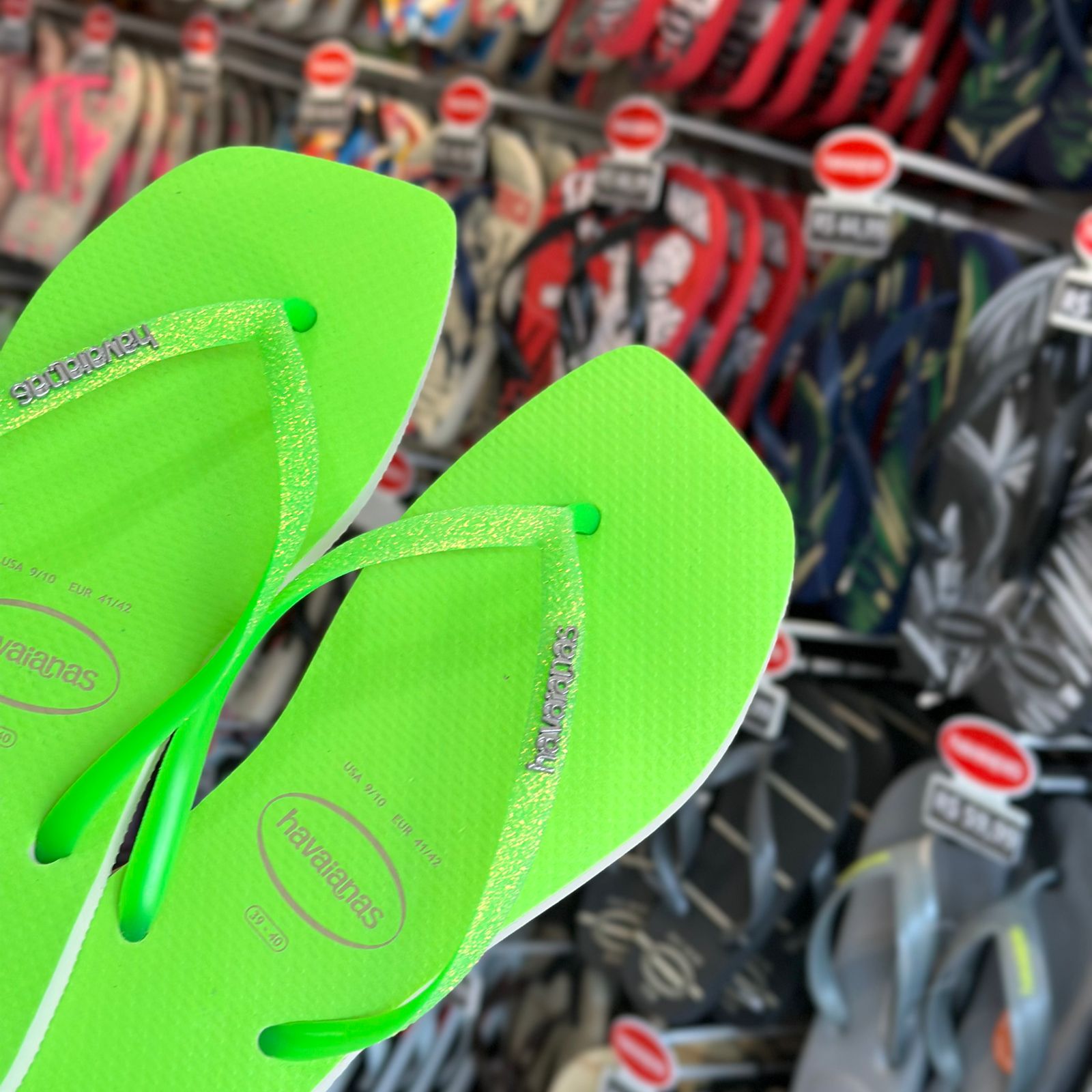 Havaianas Slim Square Glitter Neon