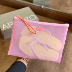 Kit Chinelo de Dedo Arezzo e Necessaire Z190270158