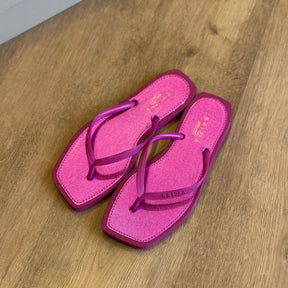 Chinelo de Dedo Arezzo Square Bicolor Brizza Z190270026