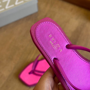 Chinelo de Dedo Arezzo Square Bicolor Brizza Z190270026