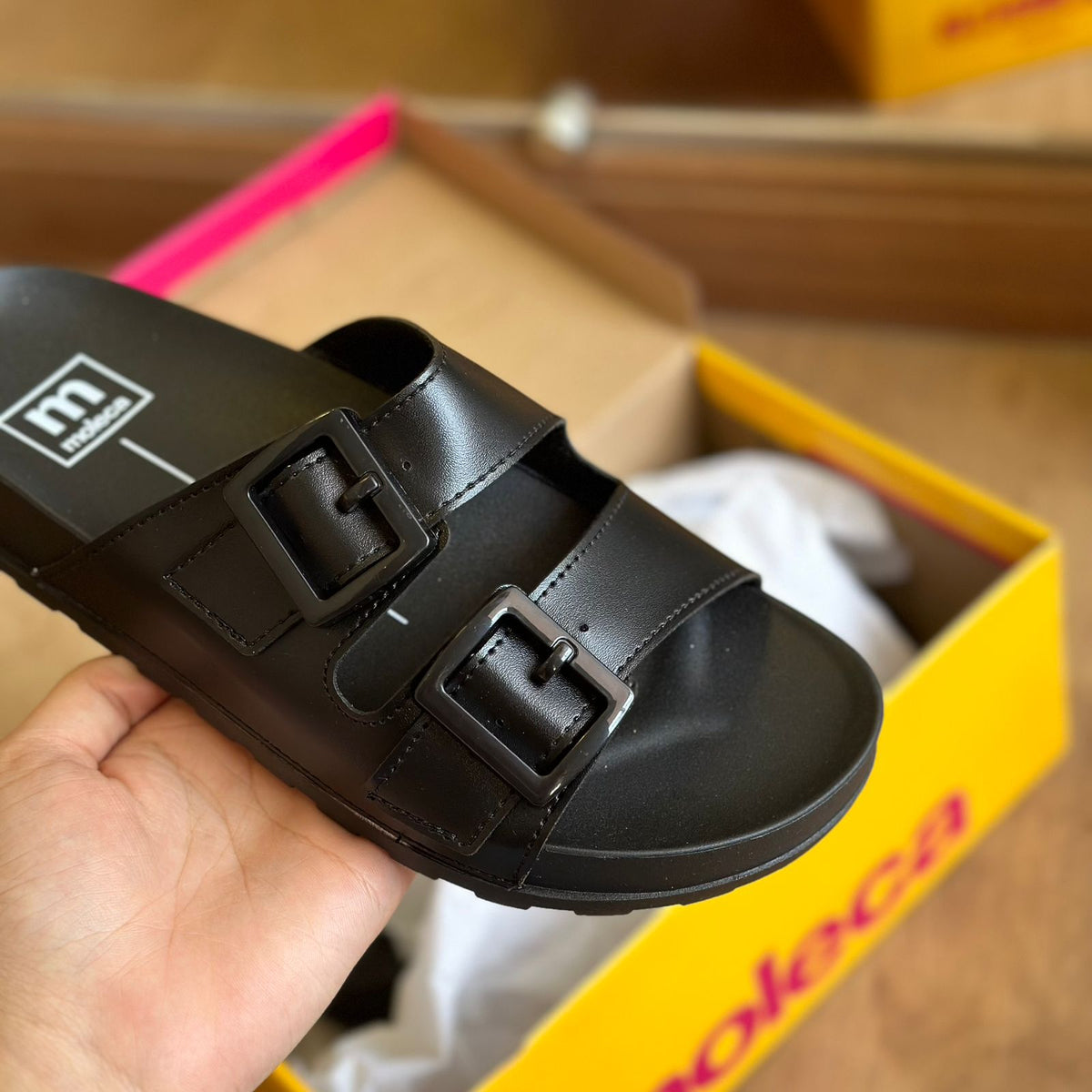 Sandália Moleca Rasteira Birken 5436.401.28382