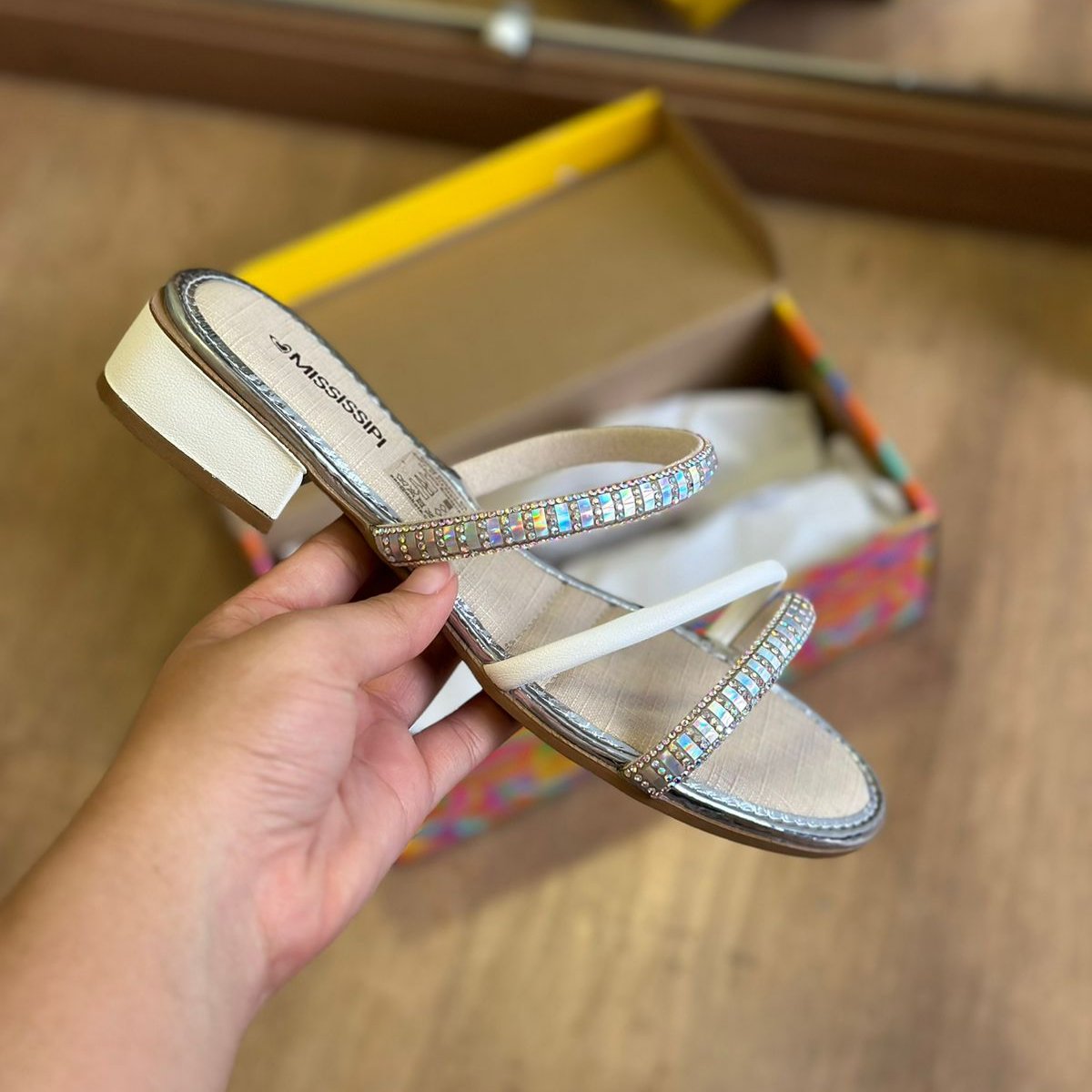 Sandália Mississipi Salto Bloco M1991