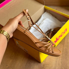 Sandalia Moleca Detalhe nas Tiras Anabela 5512.105