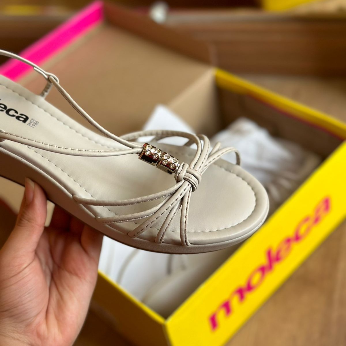 Sandalia Moleca Detalhe nas Tiras Anabela 5512.105