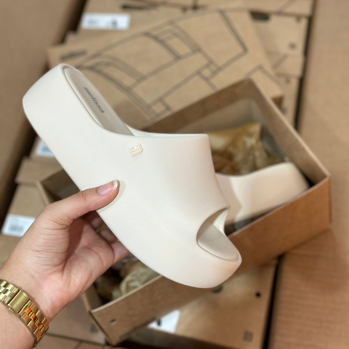 Sandália Melissa Free Platform Slide 35859