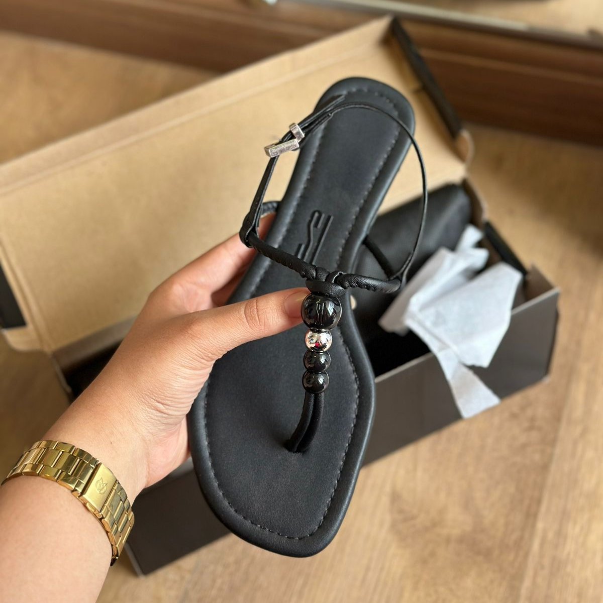 Rasteira Santa Lolla Santorine Bico Quadrado 01F7.2BFD