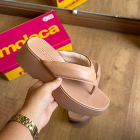 Sandália Papete Moleca Anabela 5503.105