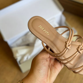 Rasteira Arezzo Tiras Duplas Nós A044854169