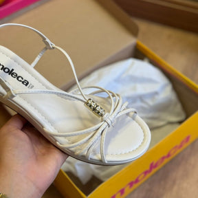 Sandalia Moleca Detalhe nas Tiras Anabela 5512.105