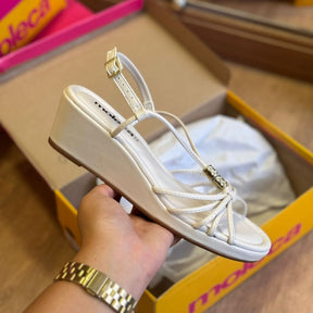 Sandalia Moleca Detalhe nas Tiras Anabela 5512.105