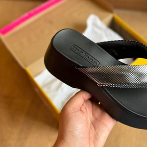 Sandália Papete Moleca Anabela 5503.105