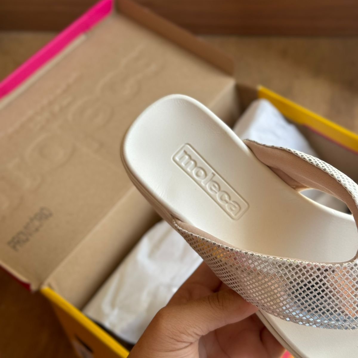 Sandália Papete Moleca Anabela 5503.105