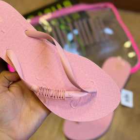 Chinelo Santa Lolla Flip Flop Borracha E Necessaire Transparente 0342.4C50.0016