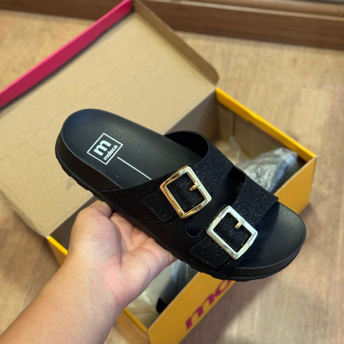 Sandália Moleca Glitter 5436.401