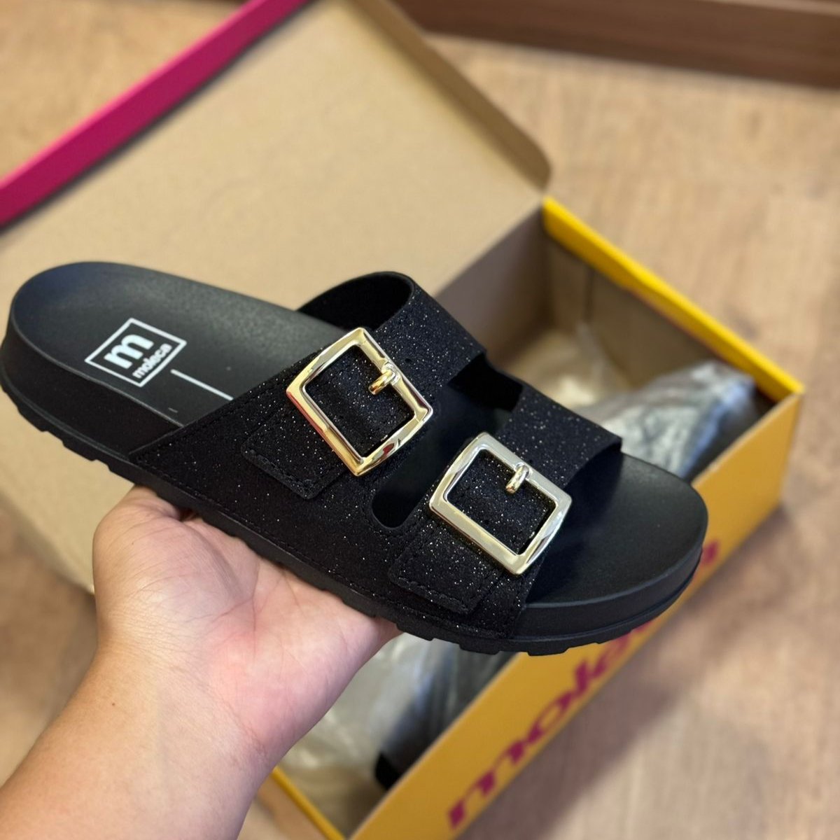 Sandália Moleca Glitter 5436.401