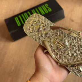 Chinelo Santa Lolla Flip Flop Metalizada 0106.29D5.014F