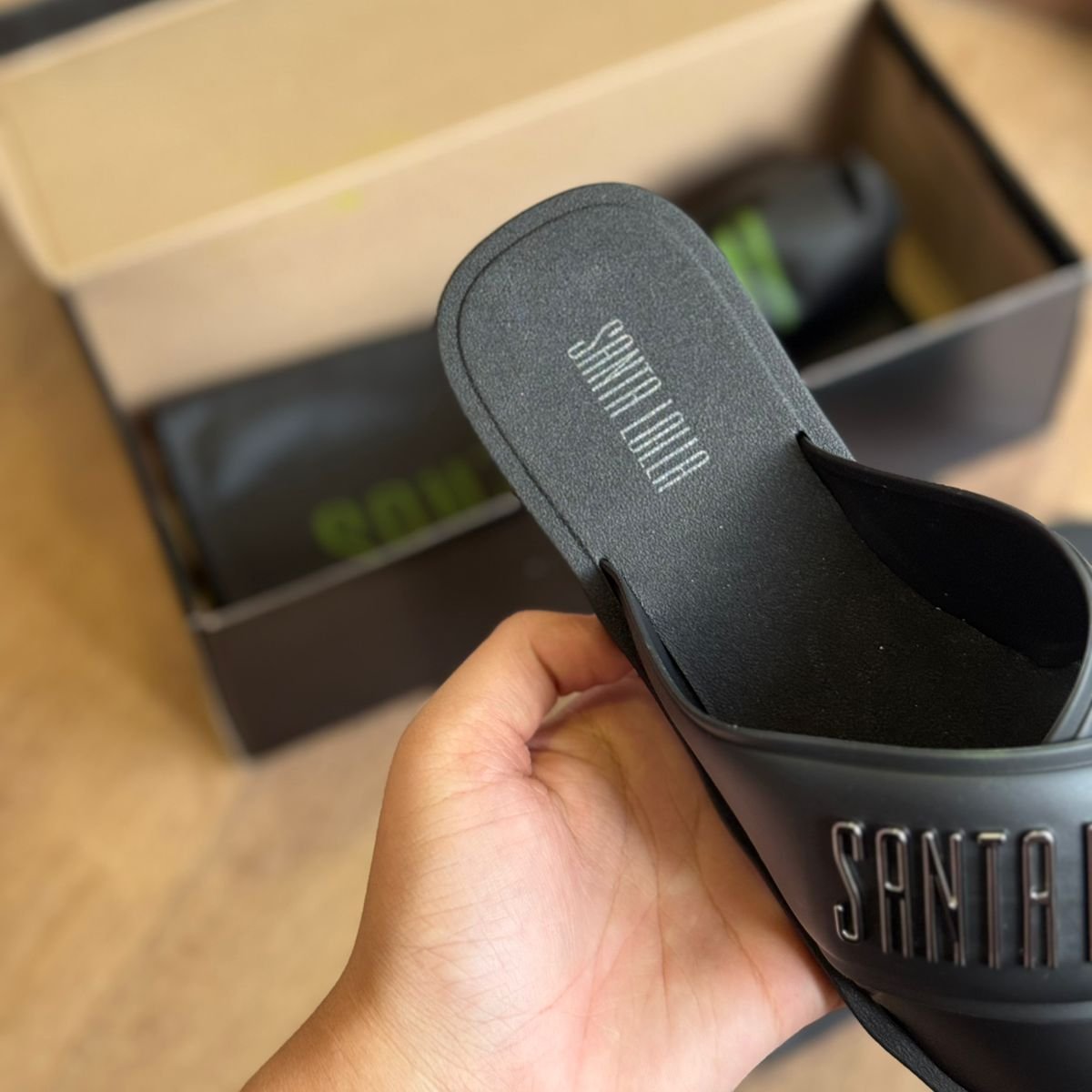 Rasteira Flip Flop Santa Lolla Trançada Borracha 058A.4C45.0016