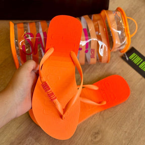 Kit Santa Lolla Chinelo Flip Flop Borracha E Necessaire Estampada 059A.4C52