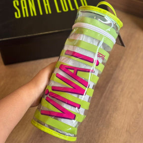 Kit Santa Lolla Chinelo Flip Flop Borracha E Necessaire Estampada 059A.4C52