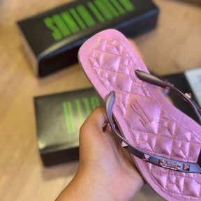 Chinelo Santa Lolla Flip Flop Metalizada 0106.29D5.014F