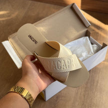 Rasteira Ana Capri Tiras Cruzadas Injetada C303860002