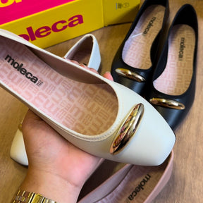 Sapatilha Moleca Detalhe Dourado 5729.131