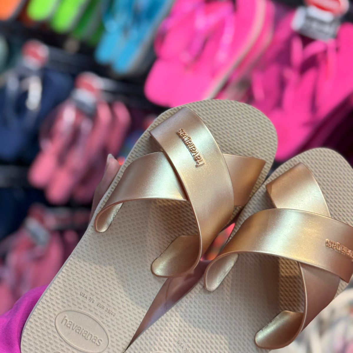 Havaianas  Rasteirinha Aqua Metallic