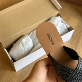 Rasteira Ana Capri Color Vibes Trançada C300140158